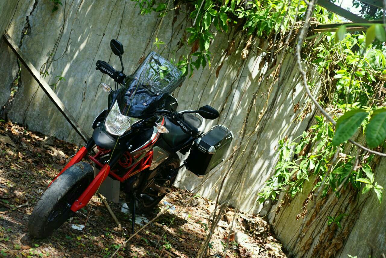 New Megapro Injeksi Dimodif Ala Big Bike Adventure Sangar Bin